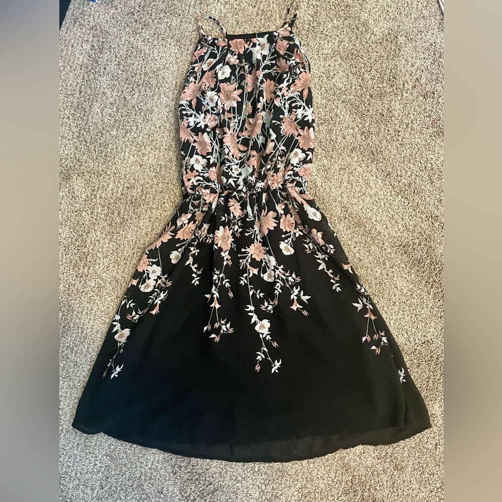 Floral Halter Top Dress
